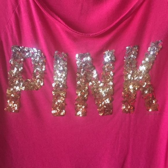 SOLD-PINK Victoria Secret top. - Picture 2 of 3